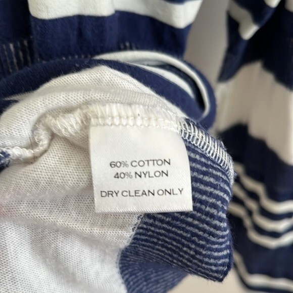 EUC Harvey Faircloth Cotton Blend striped Light Seeater Sz 6 USA Made - Picture 7 of 8